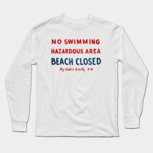 Beach Closed Long Sleeve T-Shirt